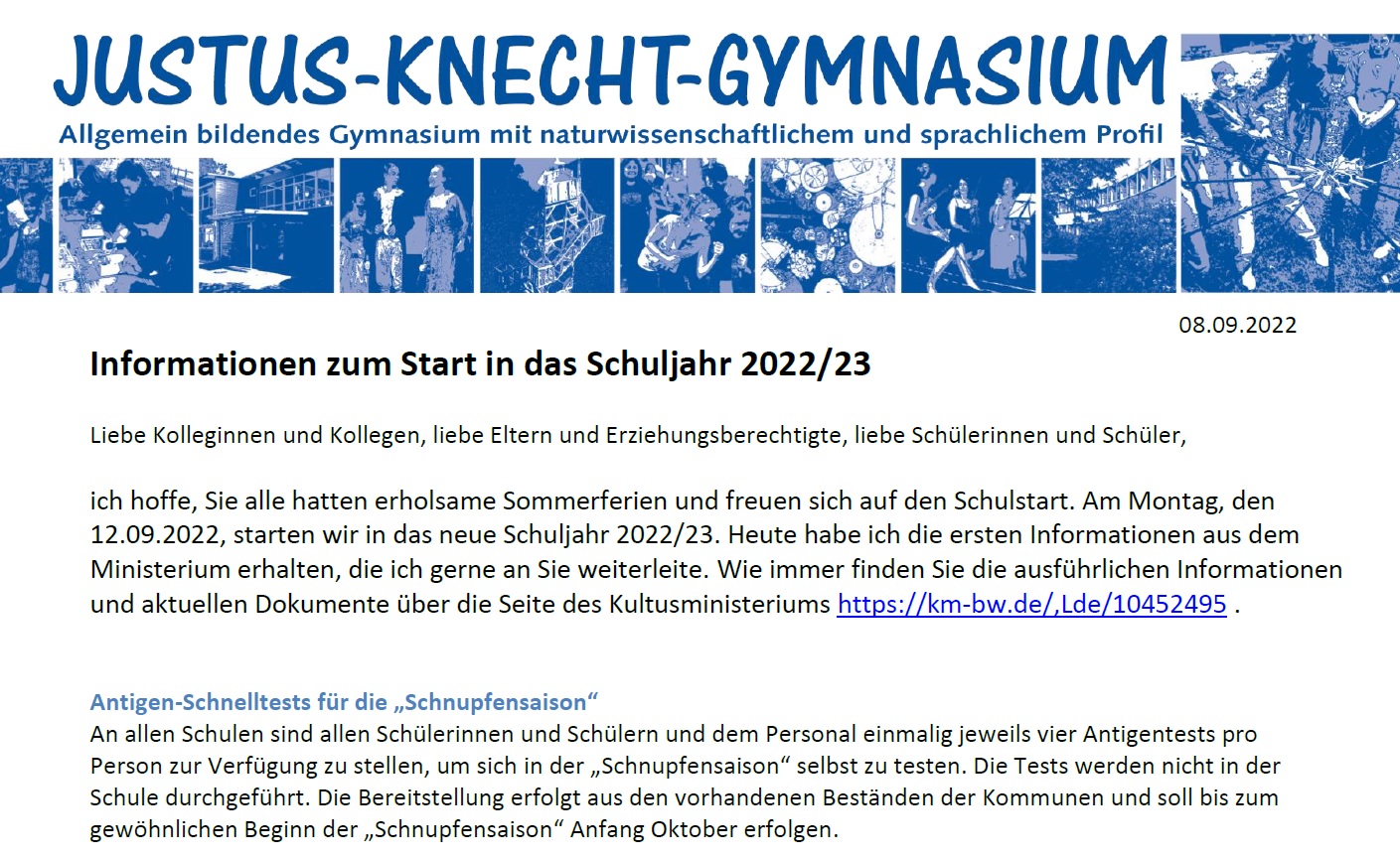 Schulleitungsbrief-Schuljahresbeginn 2022